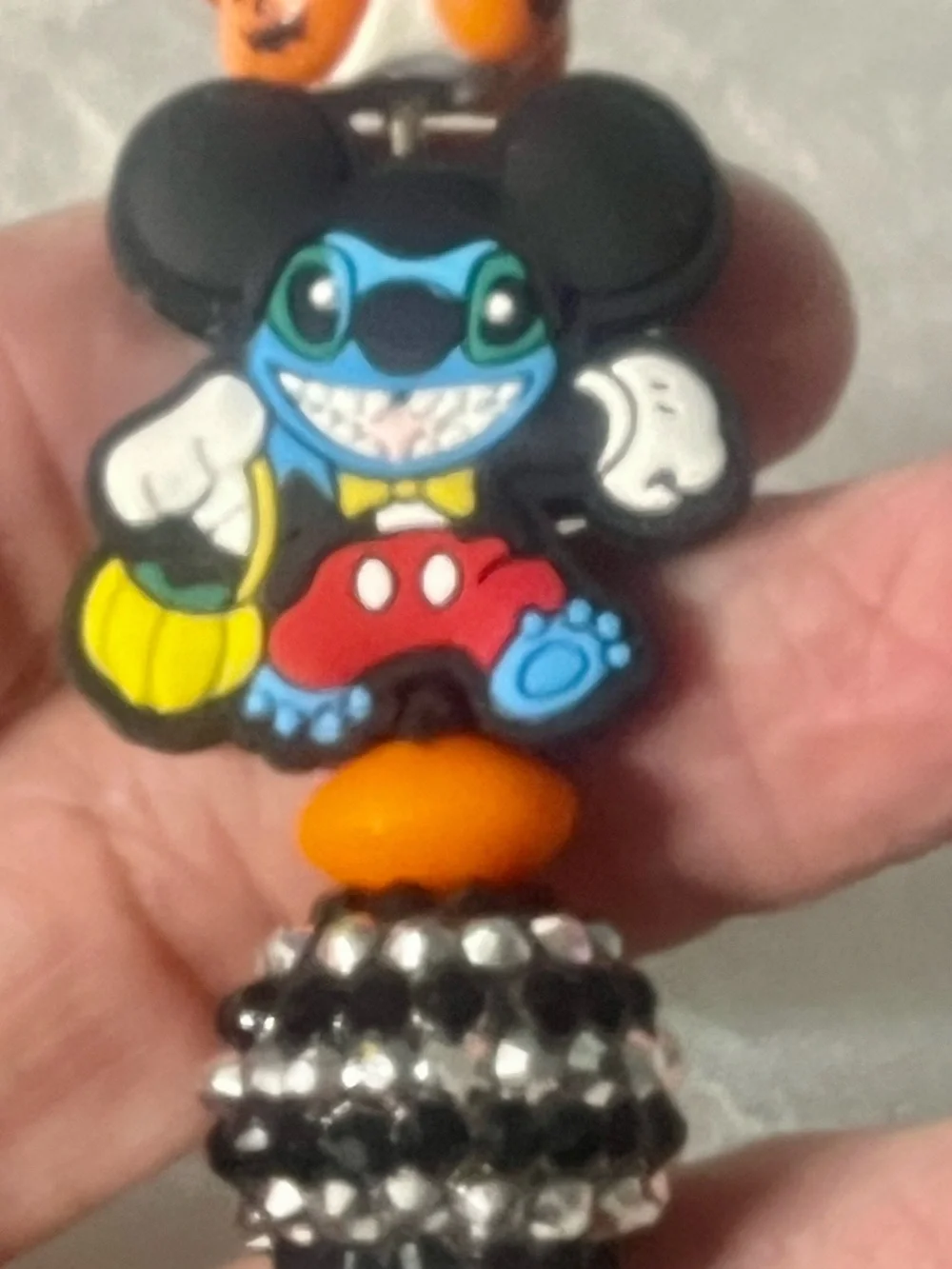 Halloween Mickey Handcrafted Pen